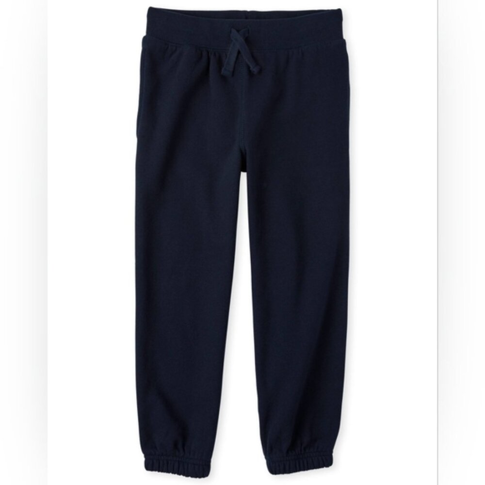 The Childrens Place Active Fleece Jogger Sweatpants Pull On Drawstring Size 14